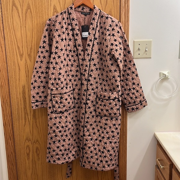 NWT Love Stories Susie Star print Quilted Dressing Gown - Picture 4 of 13